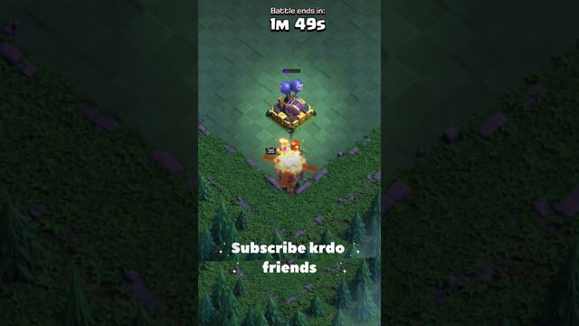 battle machine fighting with air bombs (clash of clans)#shorts #reels #viral