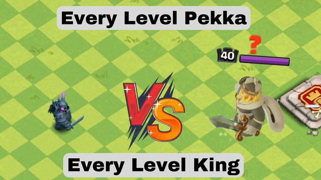 PEKKA vs King - Clash Of Clans