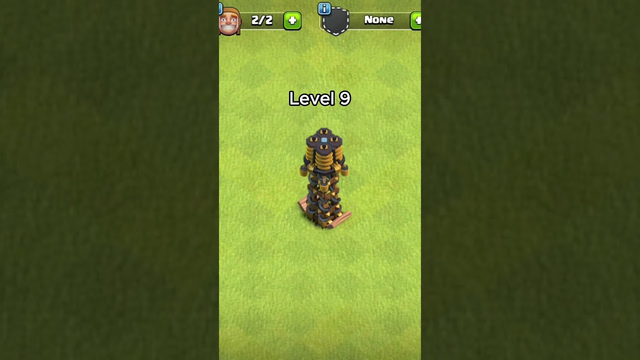Maxing out the Level 1 Hidden Tesla to the Max Level - Clash of Clans  #coc #clashofclans#shorts