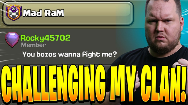 Challenging My Clan to a 1v5 Solo War in Clash of Clans!