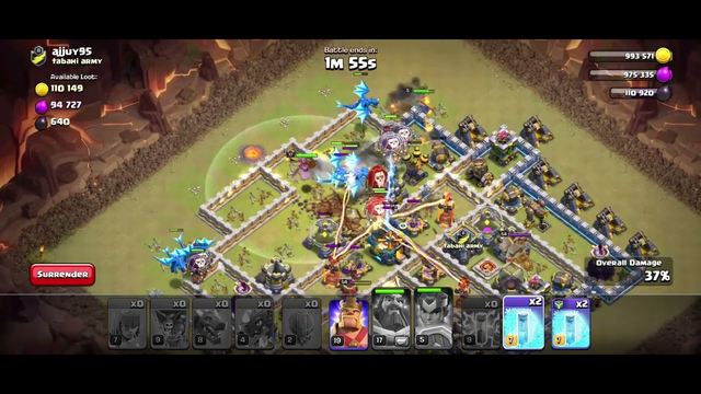 Enemy got shocked after seeing this attack || Clash of Clans #clashofclans #clanwars #cocgameplay