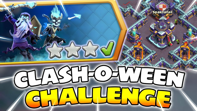3 Star Clash-O-Ween Challenge #1 (EASY) | Clash of Clans