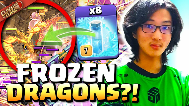 Spray uses INSANE x8 FREEZE SPELL attack in $1 Million Clash Worlds QUALIFIER! Clash of Clans