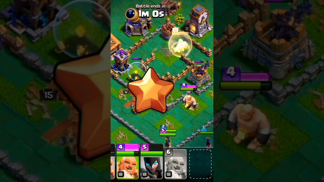 giants Valkyrie bats attack(Clash Of Clans) #coc #shortvideos #gaming