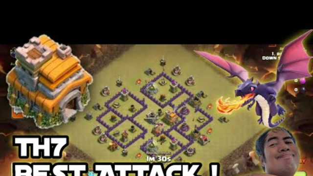 Best th7 attack strategy v1.4 | war attack | clash of clans