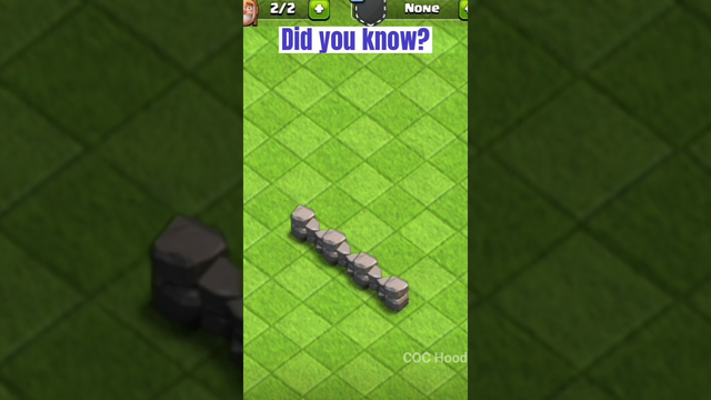 Did you know this about walls in Clash of clans? #shorts