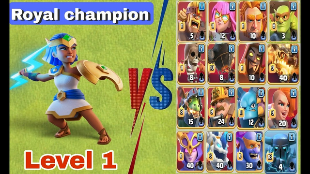 Baby Champion Vs All Max Troops | Clash of clans.
