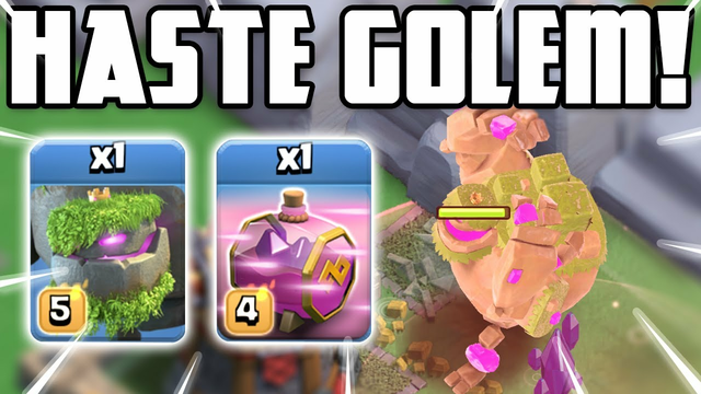 Endless Haste + Mountain Golem = UNSTOPPABLE!!! Clan Capital Attack Strategy (Clash of Clans)