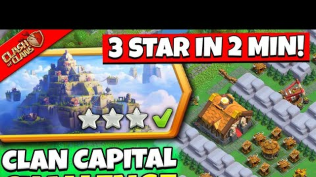 Easily 3 Star the Clan Captain Challenge { Clash of Clans }