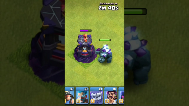 Max Level Wizard Tower Vs Golem Clash Of Clans #trending #cocshorts #viral