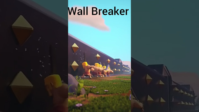 The Power of Wall Breaker #coc #youtube shorts #clash of clans #shorts