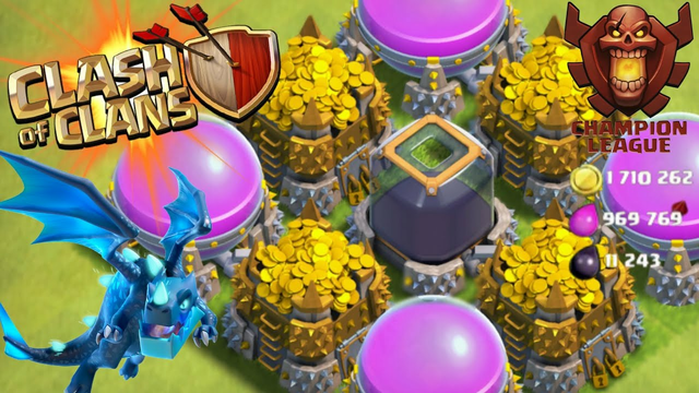 E-DRAGS FARMING TIME! / CLASH OF CLANS #roadth14