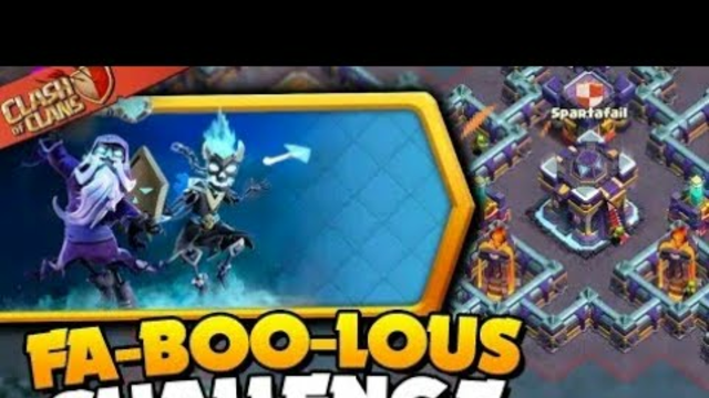 easily 3star ghost champion challenge in clash of clans.