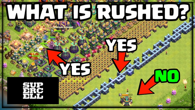 The DEFINITION of 'Rushed' According to Clash of Clans!
