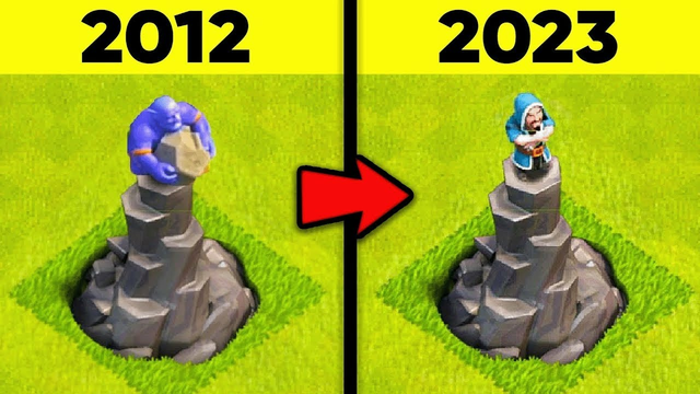 Old vs. 2023 Clash of Clans
