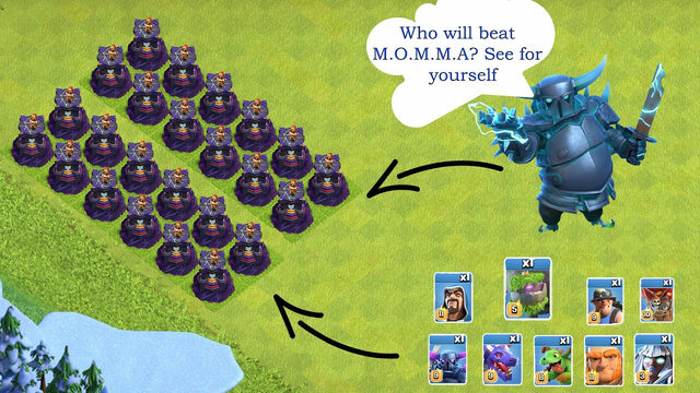 Who will beat M.O.M.M.A? | Clash of Clans | Clash challenge  See for yourself