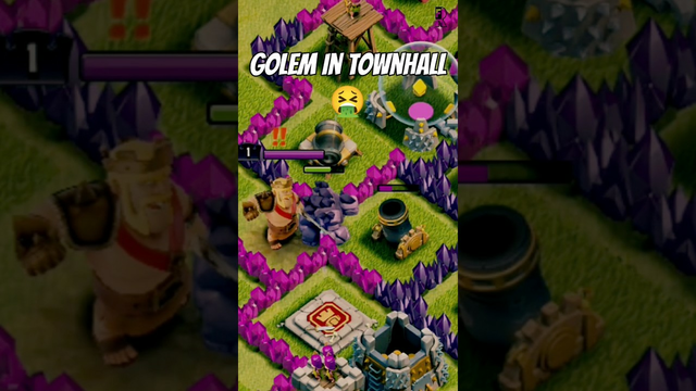 Golem in Townhall vs Golem in Clan capital - Clash of Clans