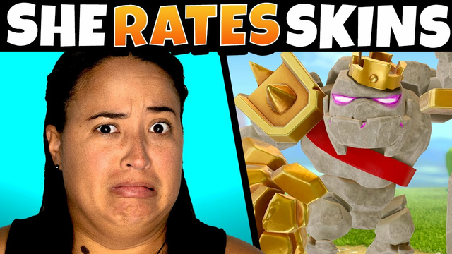 Girlfriend Rates BEST & WORST Skins for all 4 Heroes (Clash of Clans)