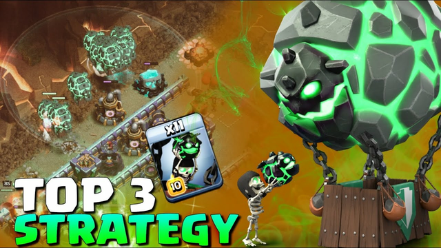 New Lavaloon Top 3 Strategy with 101% Accuracy in Clash of Clans