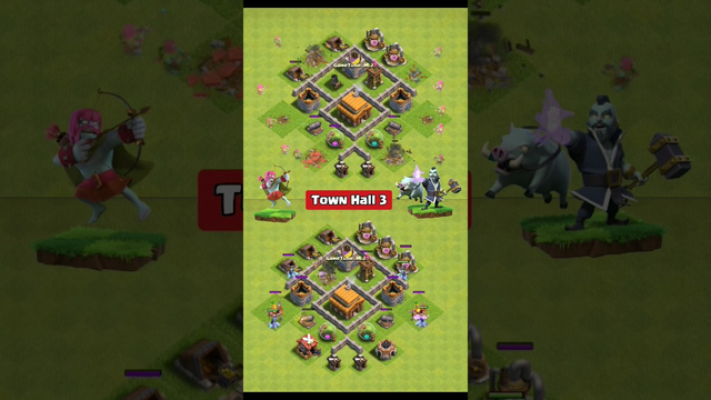 Mashup Madness Troops Vs Town Hall 3 | Clash of Clans