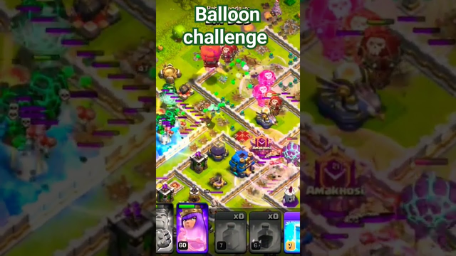 #clash of clans #look this video balloon
