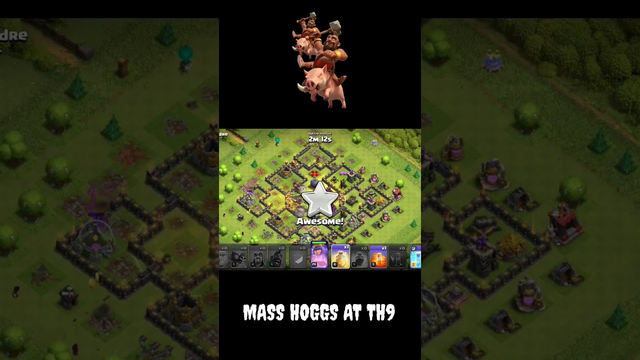 Mastering the TH9 Mass Hog Attack | Clash of Clans Strategy 2023