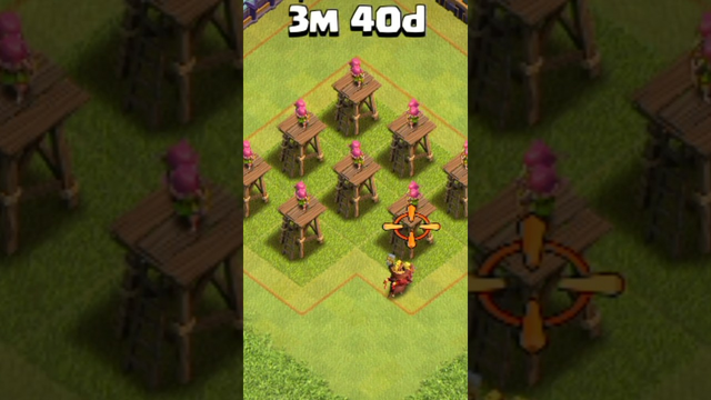 Baby Rider Super vs Level 1 Archer Tower Formation - Clash of Clans
