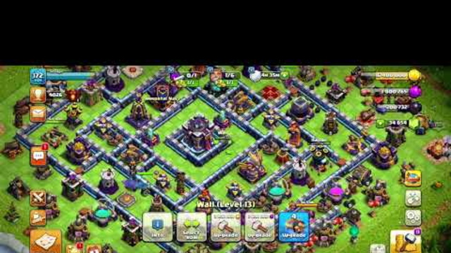 Clash Of clans Upgrading Walls