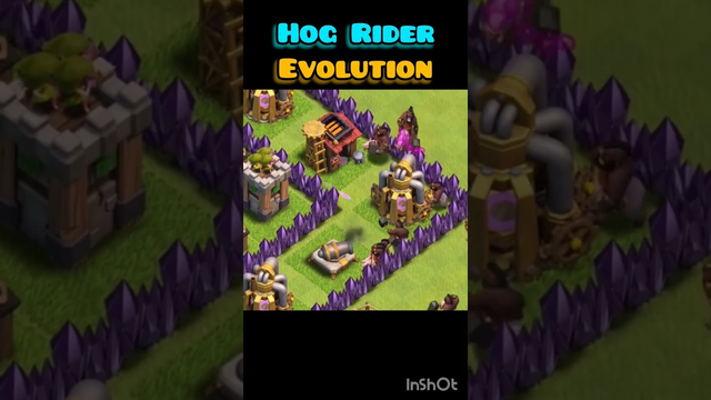 COC - Hog Rider Evolution (Clash Of Clans) #shorts