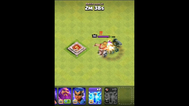 Witch Golem vs Max Barbarian King in Clash of Clans #coc #shorts