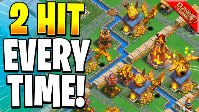 How to 2 Hit Dragon Cliffs EVERYTIME during Raid Weekend in Clash of Clans
