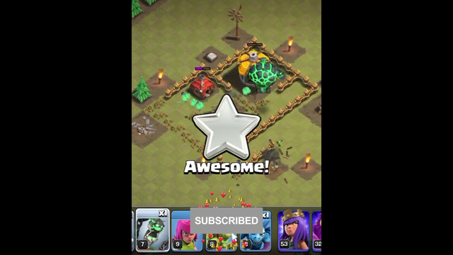 how to 3 star goblin gauntlet in # clash of clans # shorts