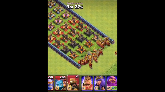 50x Super Hog Rider vs All X Bow Levels in Clash of Clans #coc #shorts