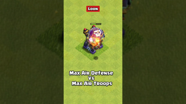 Max Air Defense Vs Every Max Air Troops | Clash of Clans