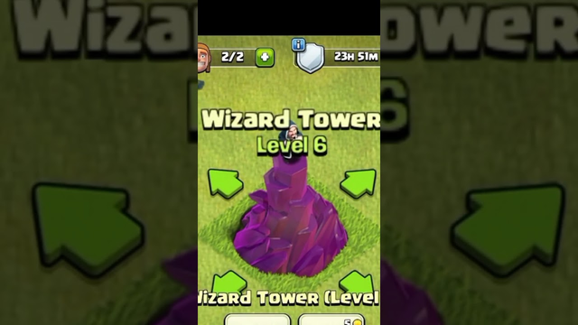 Wizard Tower Upgrade level 1 to max(Clash of clans)