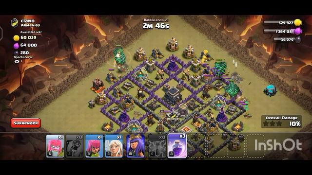 clash of clans lavaloons game play