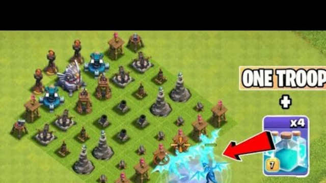 Every Troop with Clone Spell vs All Defences - Clash Of Clans