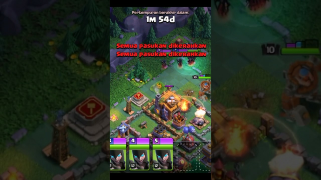 gameplay clash of clans #clashofclans #supercell #gameplay