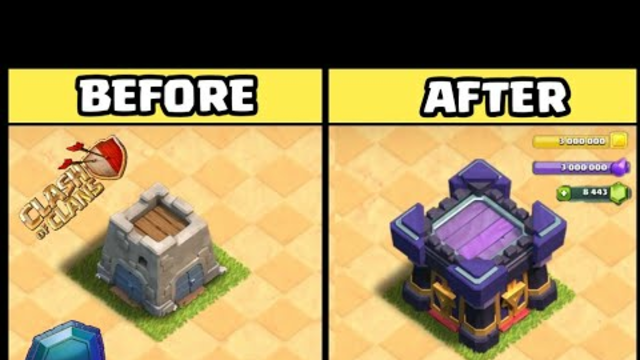 New Update Clan Castle Level One To Max Upgrade Clash of Clans Town Hall Full Max Mr Titan Army Clan