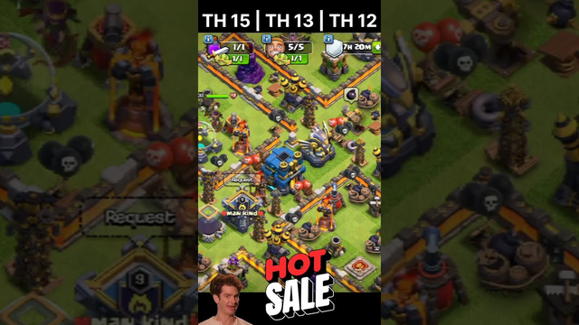 Account for sale | TH 15 | 13 | 12 | Clash of clans