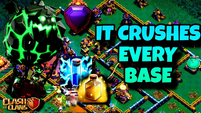LAVALOON CRUSHES EVERY SINGLE BASE | CLASH OF CLANS |