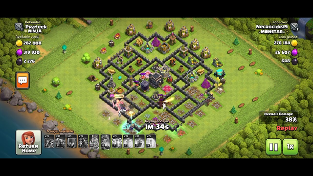 Clash of clans Episode TH10 vs TH9