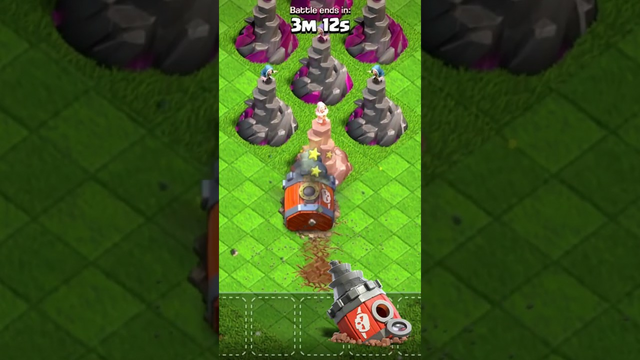 Battel drill vs Every level wizard tower || Clash of Clans #shorts