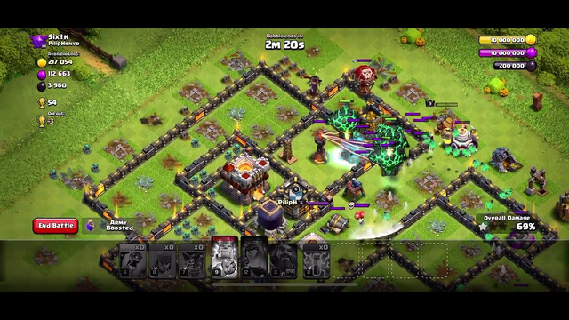 Biggest Clash of Clans trophy attack!