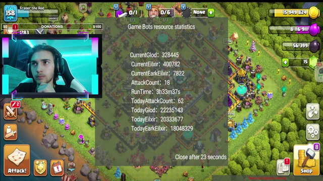 botting in Clash Of Clans And Watching A Movie!! #ClashOfClans