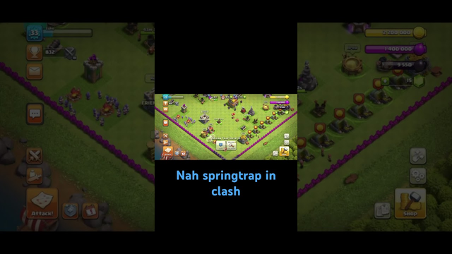 Springtrap is in clash of clans