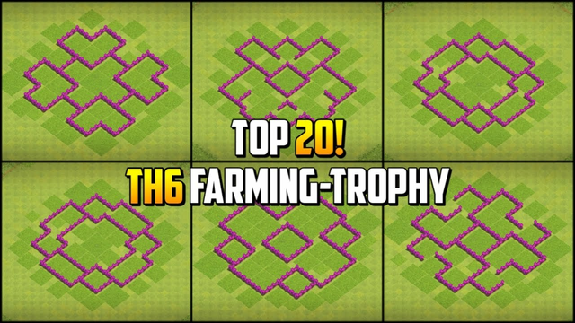 TOP 20! Best Town Hall 6 (TH6) Farming/Trophy/War Base Layout with Copy Link 2023 | Clash of Clans