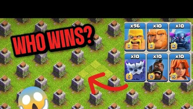 Max Troops VS Impossible Crusher Base! | Clash Of Clans
