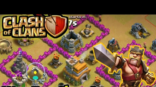 CLASH OF CLANS||WAR FOR CLANS ||BATTLE TH 6-7