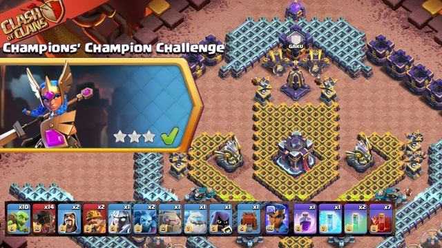 How to easily 3 star Champions' Champion Challenge (Clash of Clans)